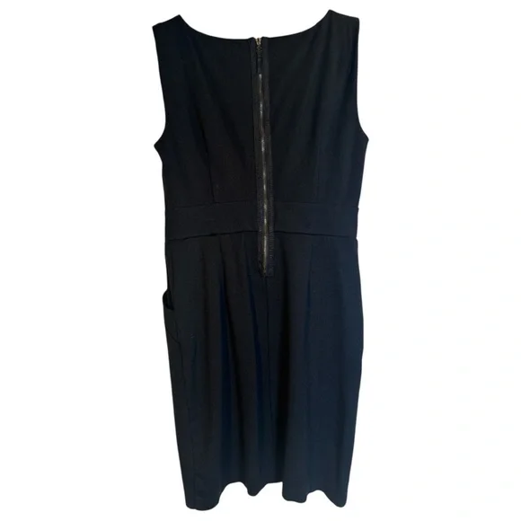 Alfani Black Sleeveless Scoop Neck Sheath Dress - Picture 6 of 8